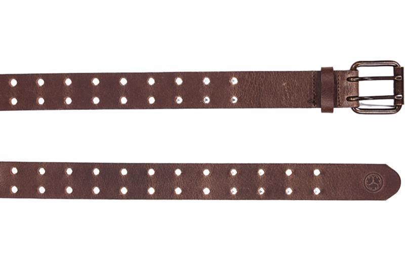 Double Pronged Work Belt - Womens - Dark Brown 1