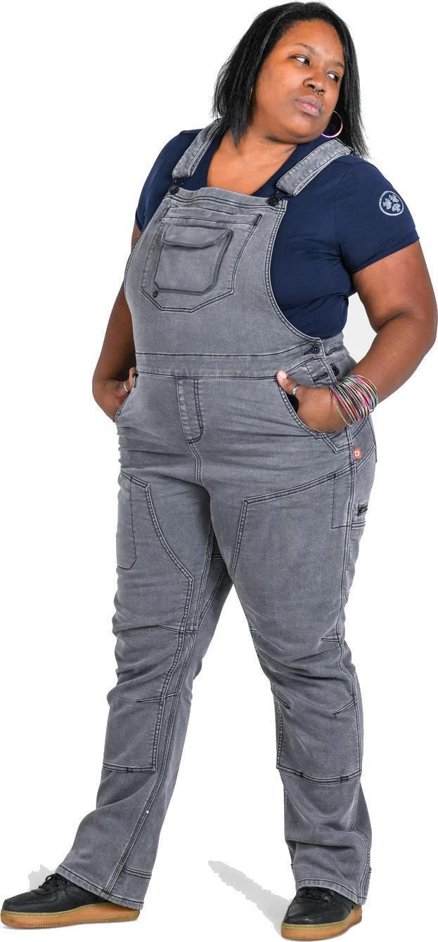 Freshley Dropseat Pants, Thermal, 28" Inseam - Womens - Grey Thermal Denim 1