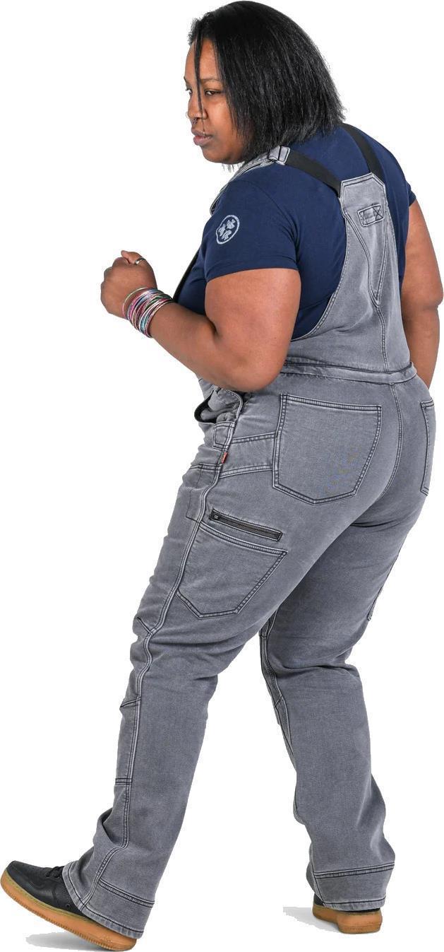 Freshley Dropseat Pants, Thermal, 28" Inseam - Womens - Grey Thermal Denim 2