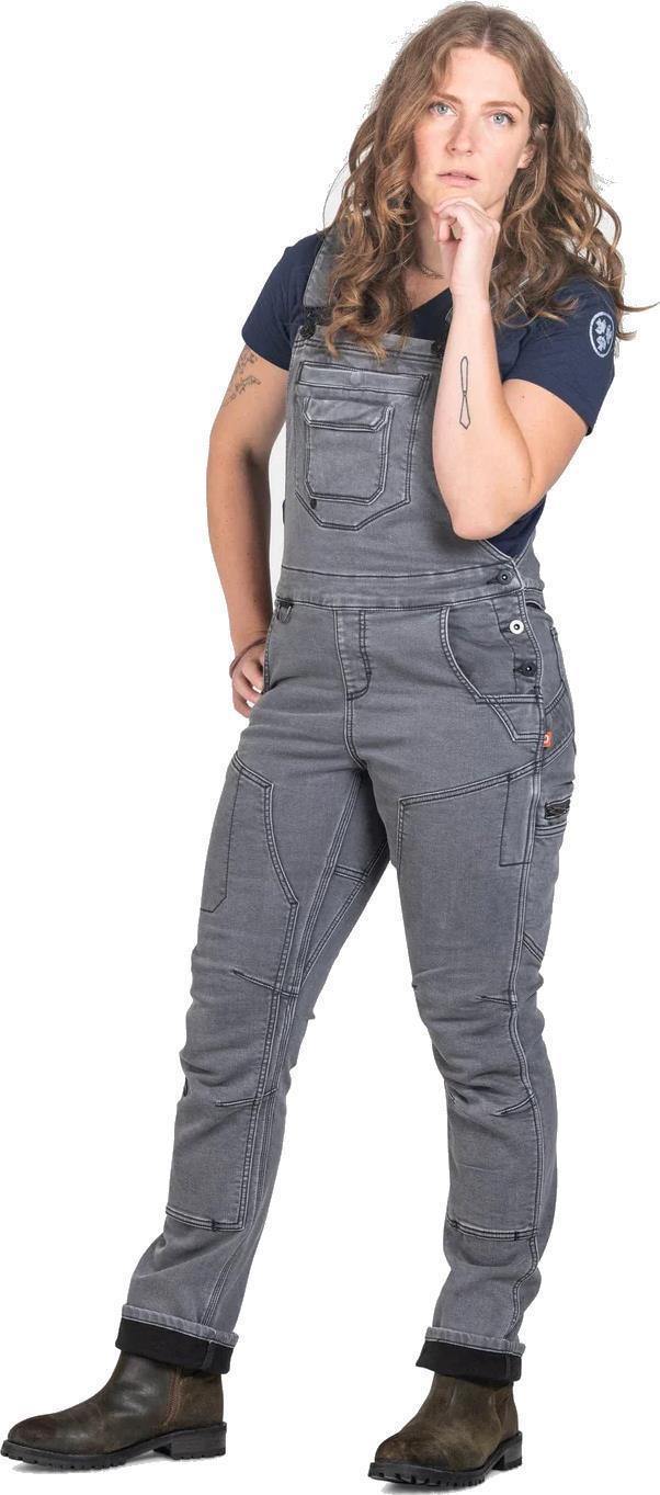 Freshley Dropseat Pants, Thermal, 32" Inseam - Womens - Grey Thermal Denim 1