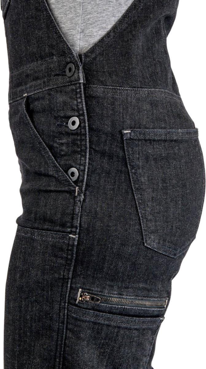 Freshley Overalls, Denim, 32" Inseam - Womens - Heathered Black Denim 5