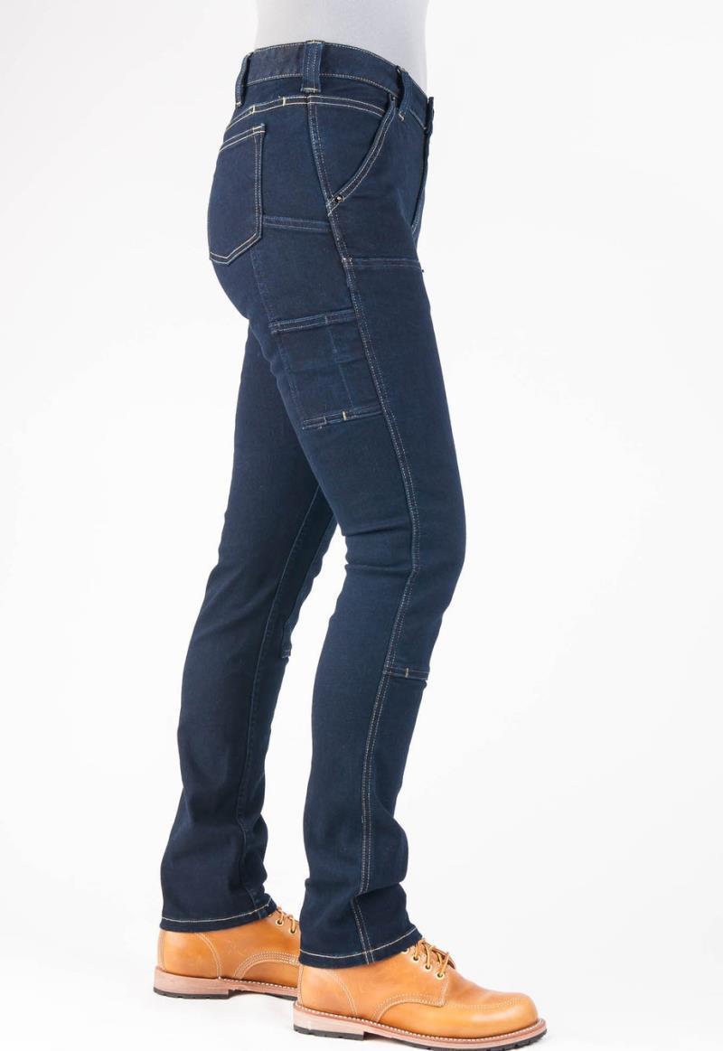 Maven Slim Pants, Denim, 28" Inseam - Womens - Powerflex Indigo Denim 2
