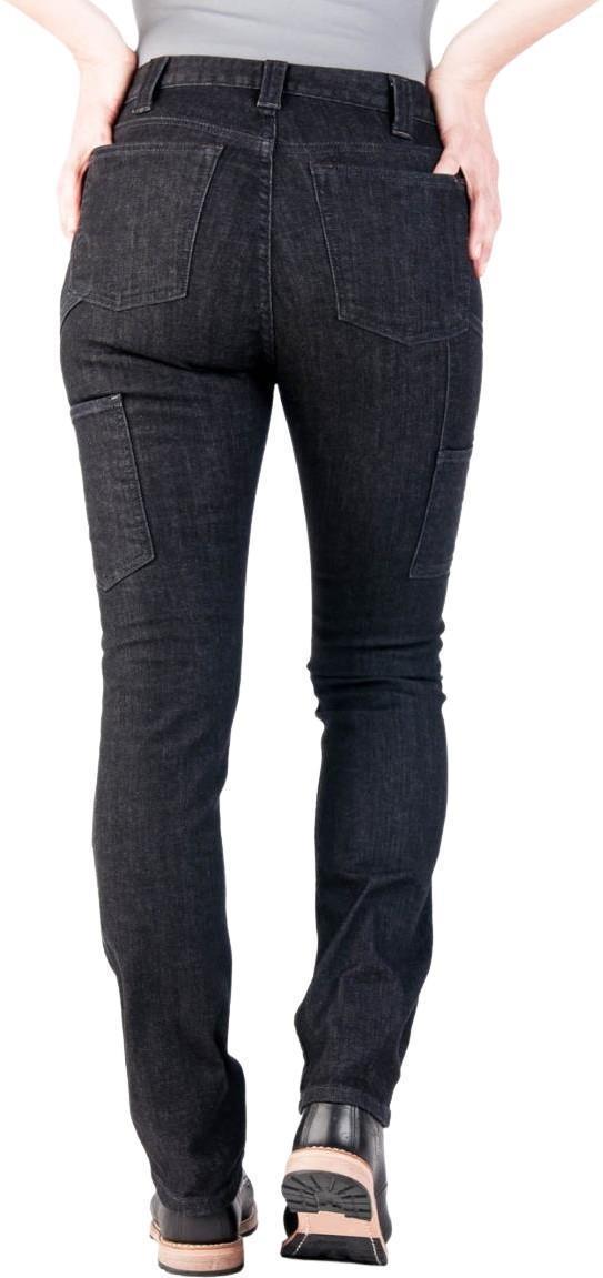 Maven Slim Pants, Denim, 30" Inseam - Womens - Heathered Black Denim 3