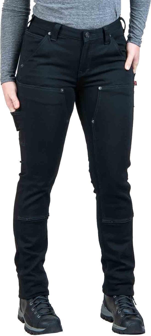 Maven Slim Pants, No Fade Denim, 28" Inseam - Womens - No Fade Black Denim 1