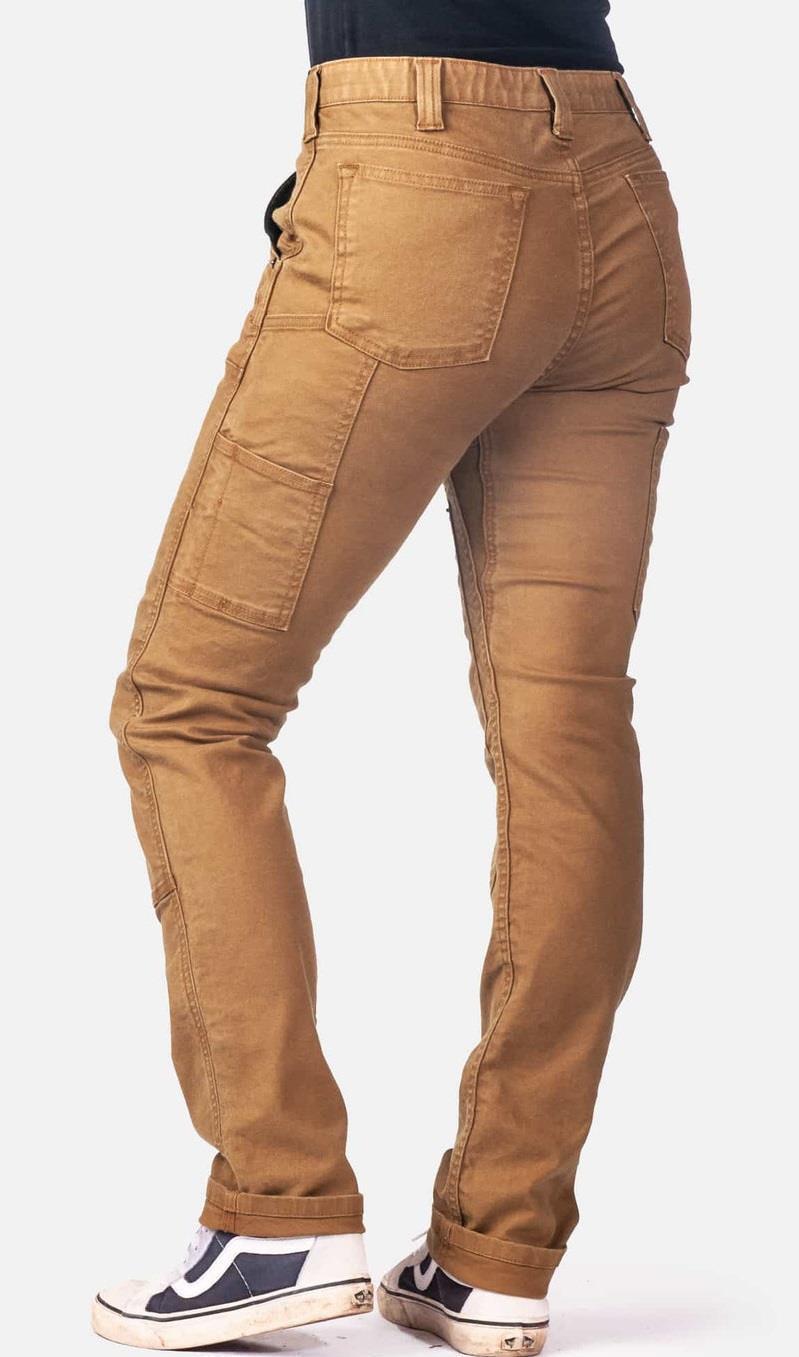 Maven X Pants, Canvas, 30" Inseam - Womens - Saddle Brown Canvas 3