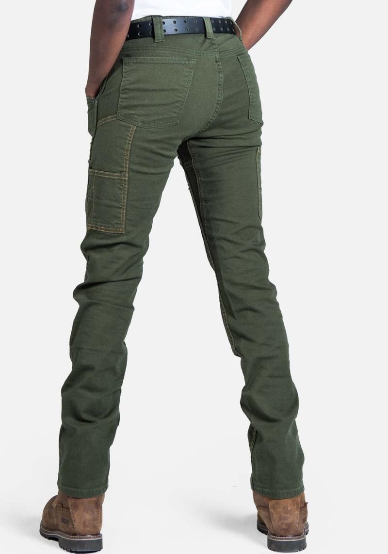 Maven X Pants, Canvas, 32" Inseam - Womens - Moss Green Canvas 3