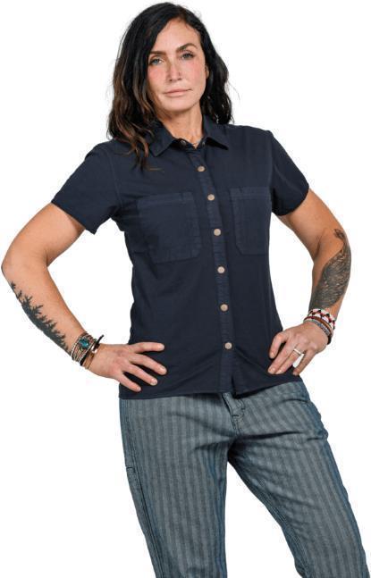 Mechanics Workshirt - Womens - Navy 1