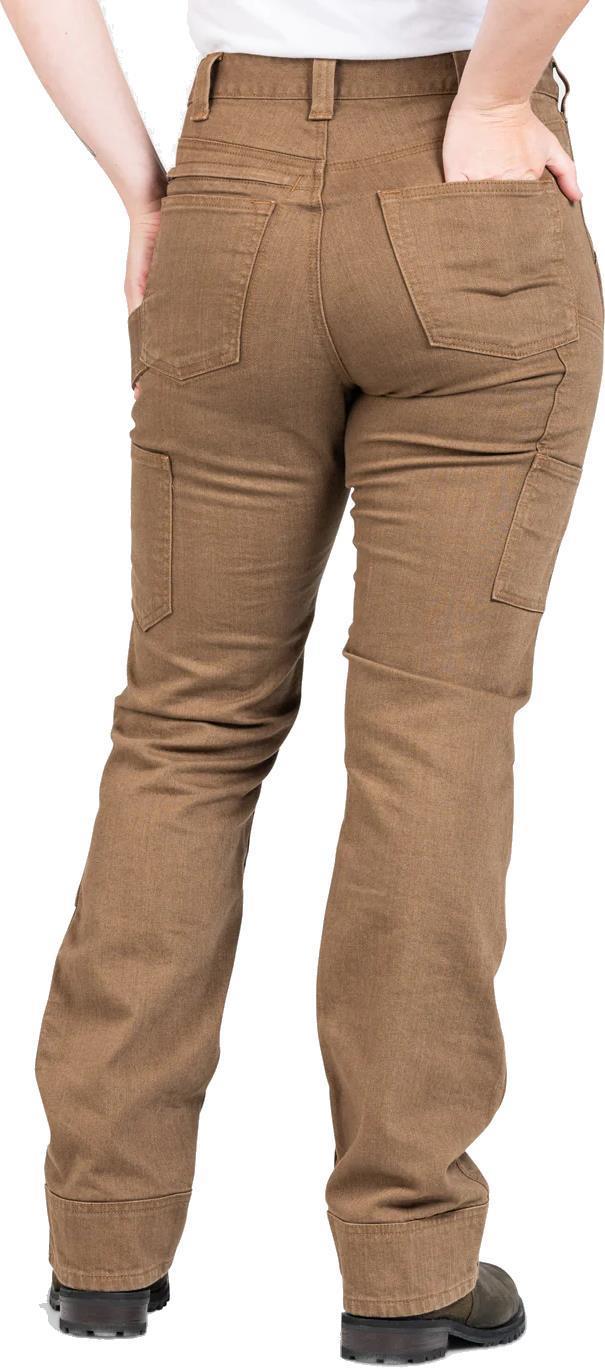 Old School High Rise Pants, 32" Inseam - Womens - Dusty Brown Denim 3
