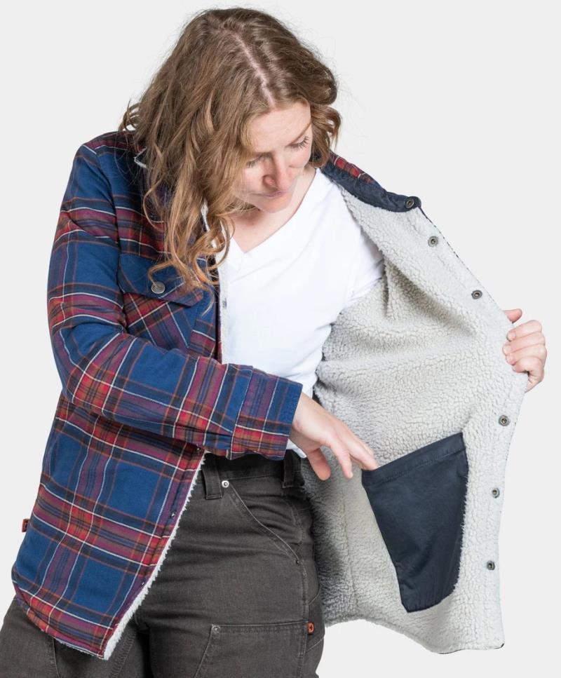 Old School Reversible Work Jacket - Womens - American Plaid 3