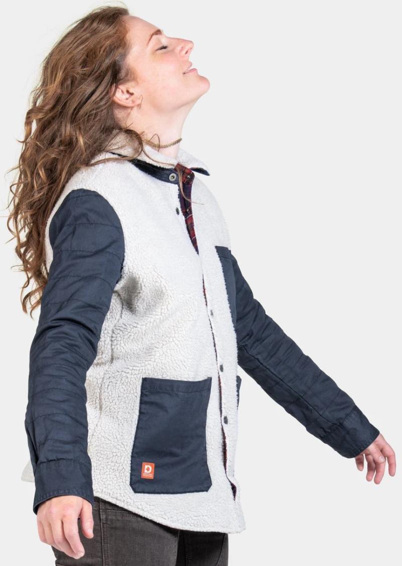 Old School Reversible Work Jacket - Womens - American Plaid 4