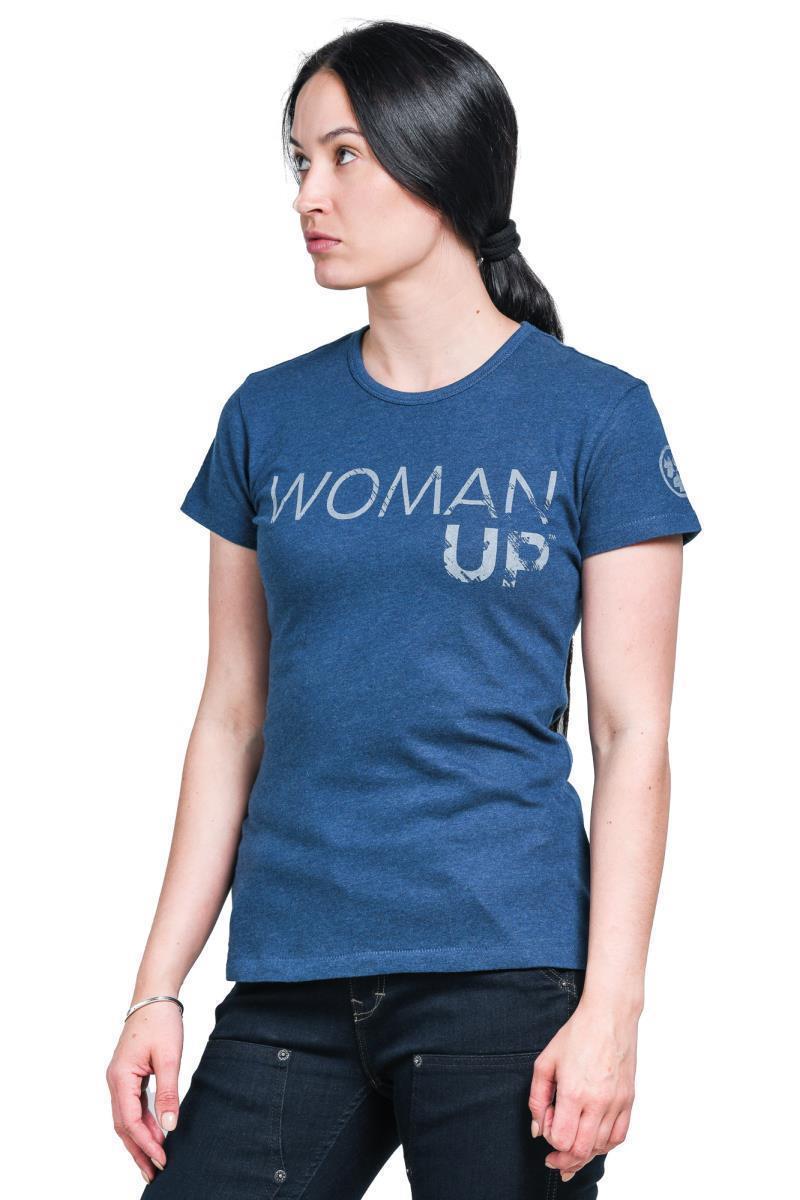 Woman Up Graphic Crew - Womens - Dovetail Blue 1