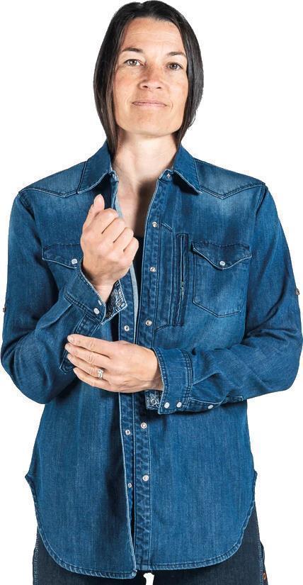 Zeller Work Shirt - Womens - Indigo Chambray 1