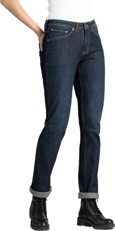 Fireside Denim Slim & Straight Jeans, 32" Inseam - Womens - Dark Stone 1