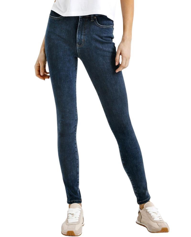Four Way Flex Denim, High Rise Skinny, 31" Inseam - Womens - Dark Stone 1