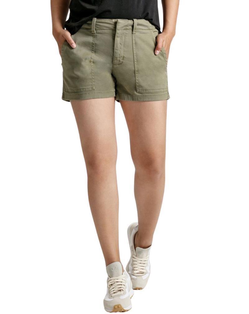 Live Lite Adventure Shorts, 4" Inseam - Womens - Fatigues 1