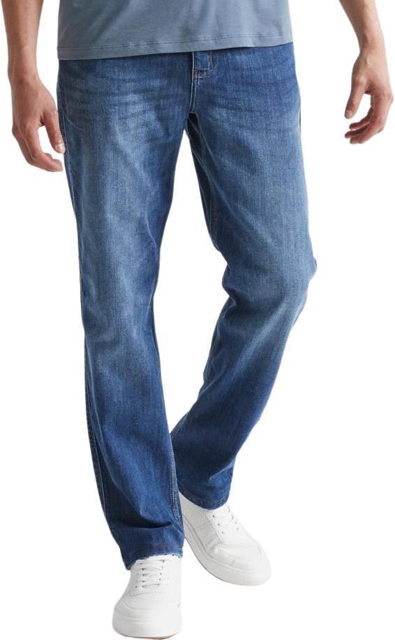 Performance Denim Athletic Straight Pants, 32" Inseam - Wash - Mens - Galactic 1