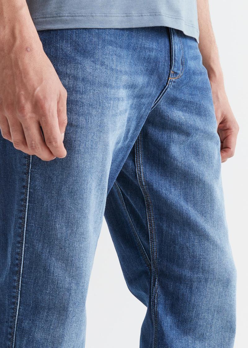 Performance Denim Athletic Straight Pants, 32" Inseam - Wash - Mens - Galactic 5