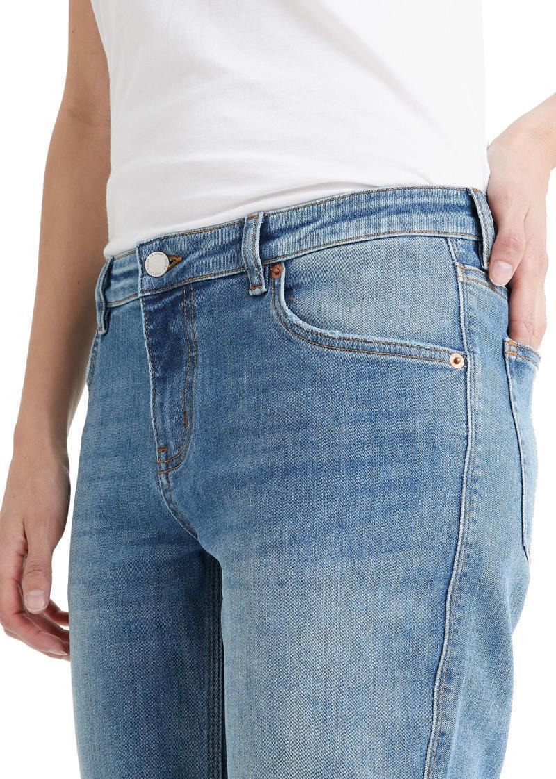 Performance Denim Girlfriend Jeans, 28" Inseam - Womens - Vintage Light Stone 3