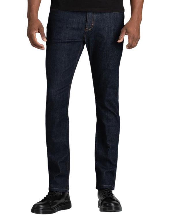 Performance Denim Relaxed Tapered Jeans, 30" Inseam - Rinse - Mens - Heritage Rinse 1