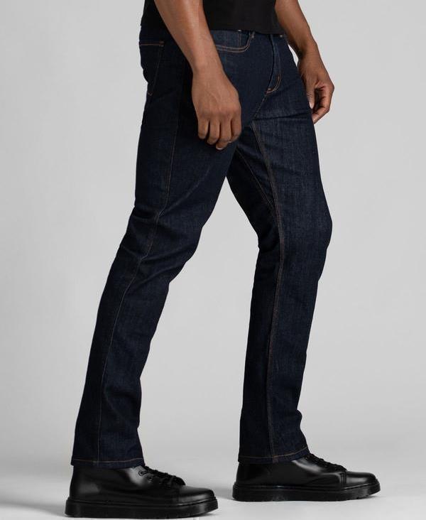 Performance Denim Relaxed Tapered Jeans, 30" Inseam - Rinse - Mens - Heritage Rinse 3