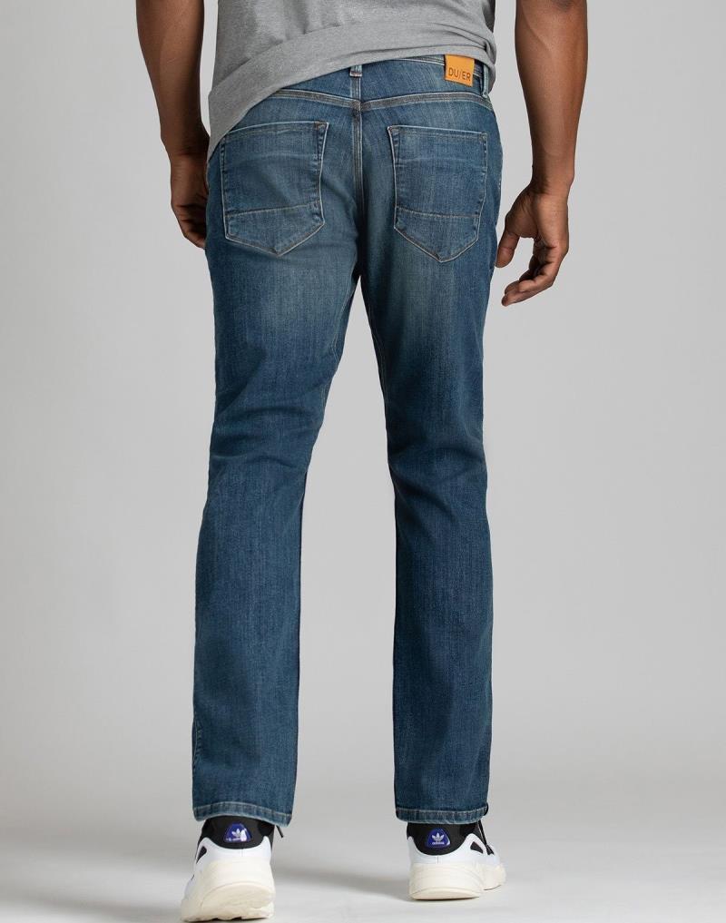 Performance Denim Relaxed Tapered Jeans, 30" Inseam - Wash - Mens - Galactic 2