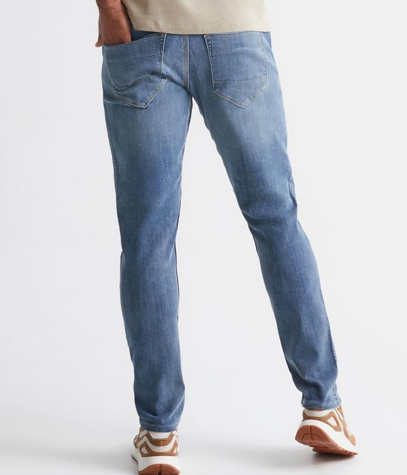 Performance Denim Relaxed Tapered Jeans, 30" Inseam - Wash - Mens - Tidal 3