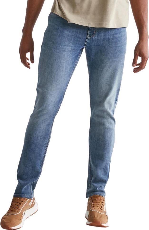 Performance Denim Relaxed Tapered Jeans, 34" Inseam - Wash - Mens - Tidal 1