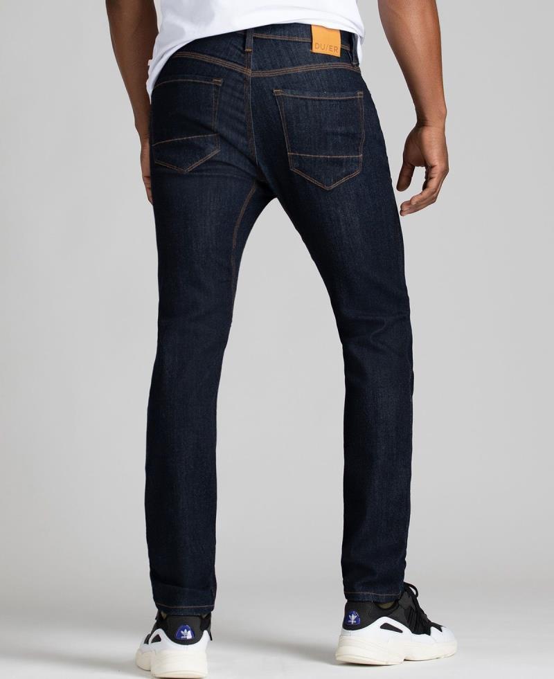 Performance Denim Slim Jeans, 32" Inseam - Rinse - Mens - Heritage Rinse 3