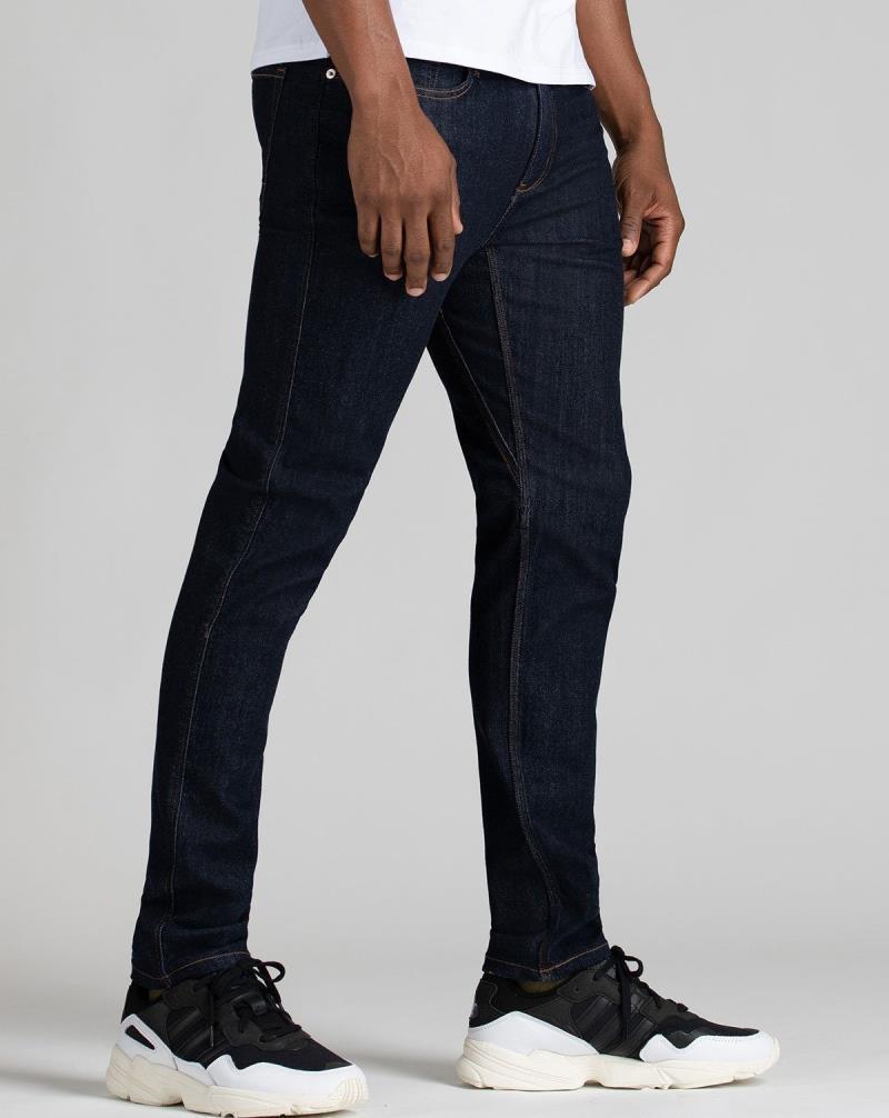 Performance Denim Slim Jeans, 34" Inseam - Rinse - Mens - Heritage Rinse 2