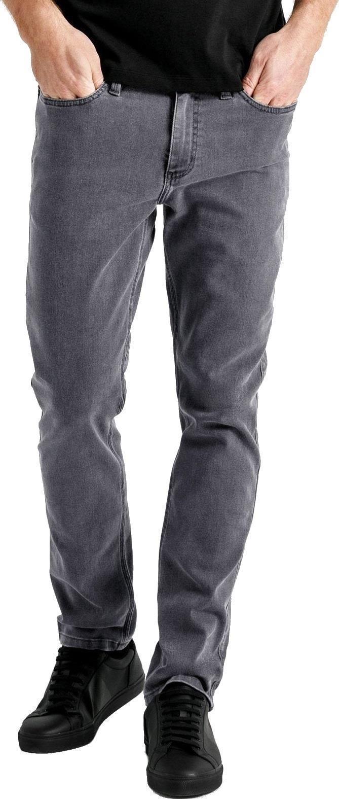 Performance Denim Slim Jeans, 34" Inseam - Wash - Mens - Aged Grey 1