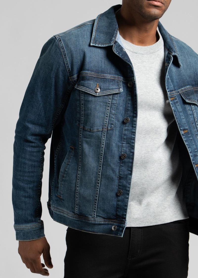 Stay Dry Performance Denim Jean Jacket - Mens - Galactic 4