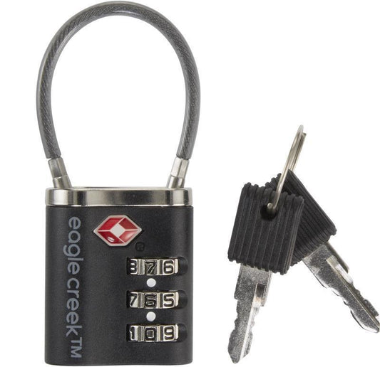 Cable TSA Lock - Graphite 1