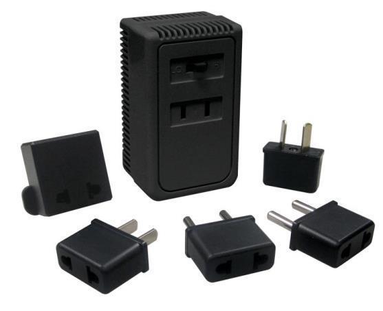 Dual Wattage International Converter Set - Charcoal 1