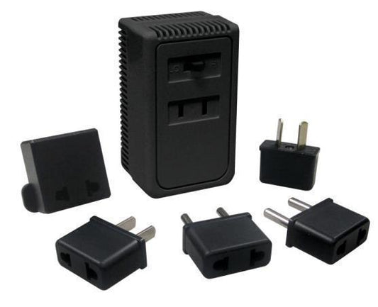 Dual Wattage International Converter Set - Charcoal 1