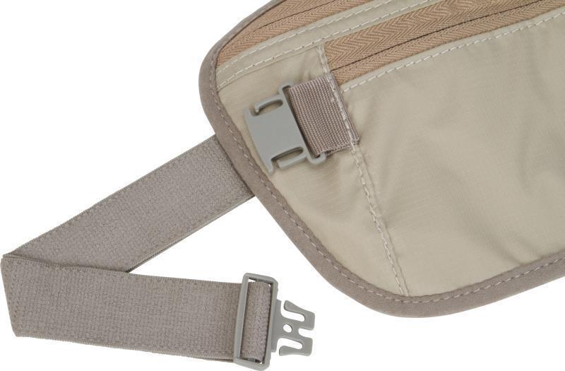 RFID Blocker Money Belt Deluxe - Tan 4