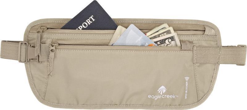 RFID Blocker Money Belt Deluxe - Tan 5