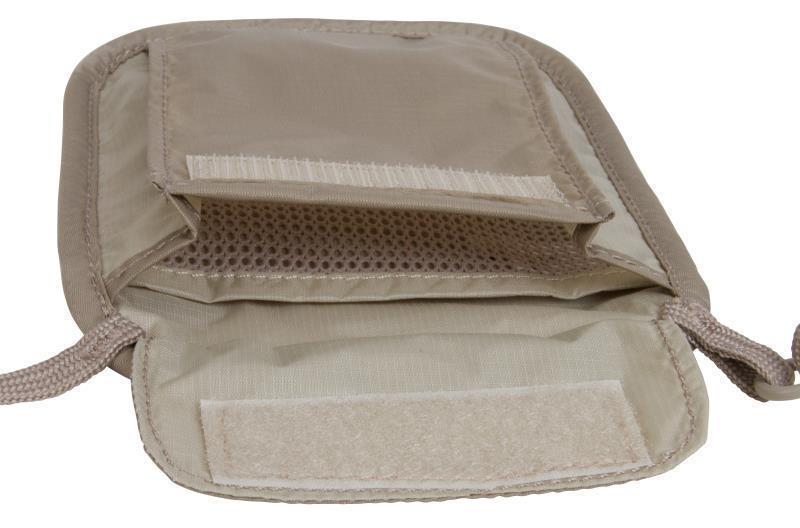RFID Blocker Neck Wallet - Tan 7
