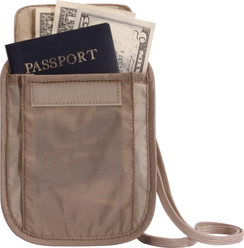 Undercover Neck Wallet - Khaki 3
