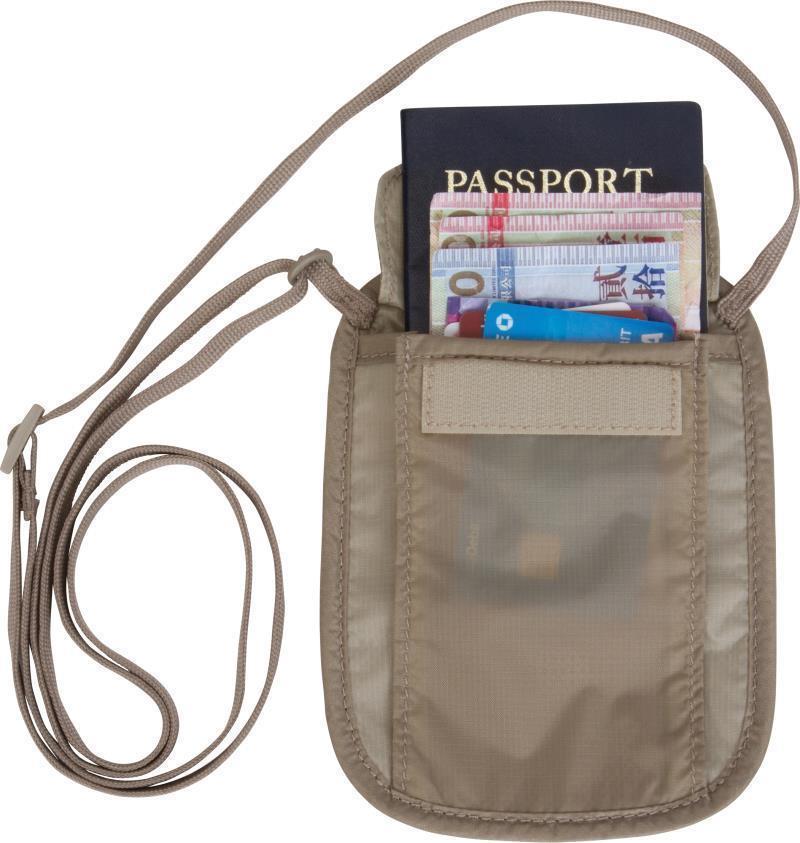 Undercover Neck Wallet - Khaki 4