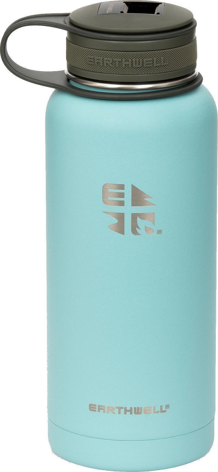 Kewler 950ml / 32oz with Opener Cap - Aqua Blue 1
