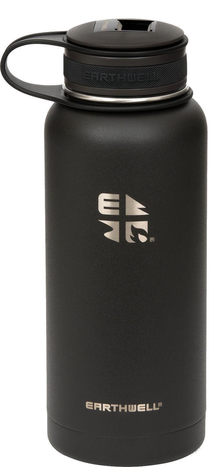 Kewler 950ml / 32oz with Opener Cap - Volcanic Black 1
