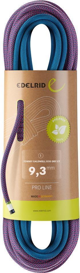 Tommy Caldwell Eco Dry ColorTec 9.3mm x 70m - Pink / Turquoise 1