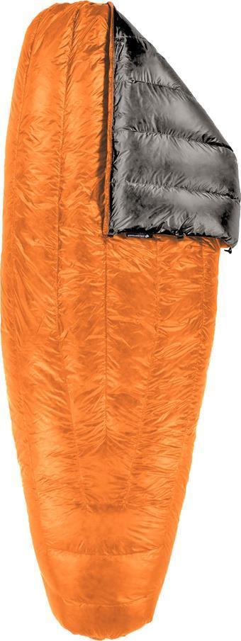 Revelation Sleeping Quilt 850, -6C / 20F, Reg Wide - Burnt Orange / Charcoal 1