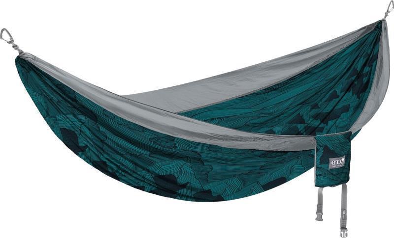 DoubleNest Hammock - Print - Mountains to Sea / Grey 1
