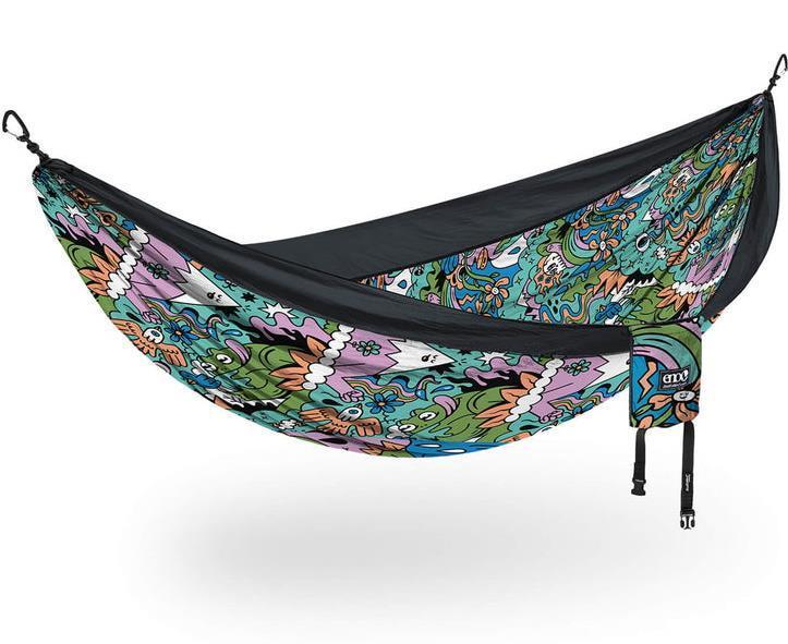 DoubleNest Hammock - Print - Nature Talk / Black 1