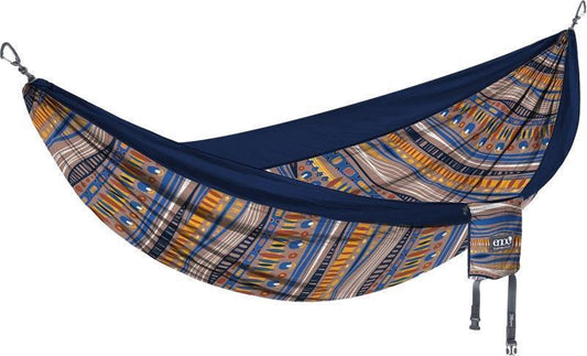 DoubleNest Hammock - Print - Tundra / Navy 1