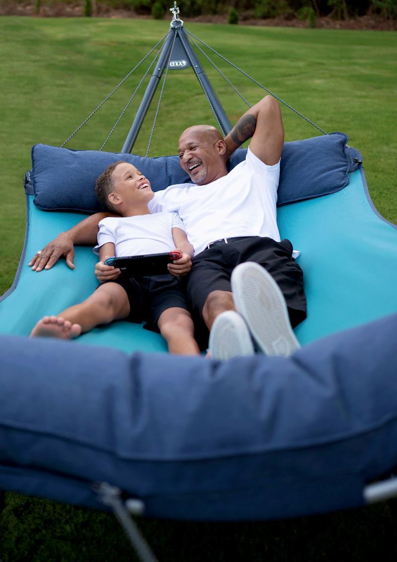 SuperNest SL Hammock - Coastal Blue 6
