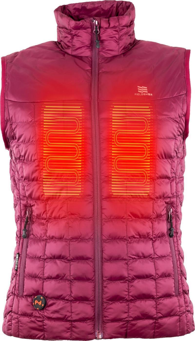 Backcountry Heated Vest - Womens - Burgundy 2