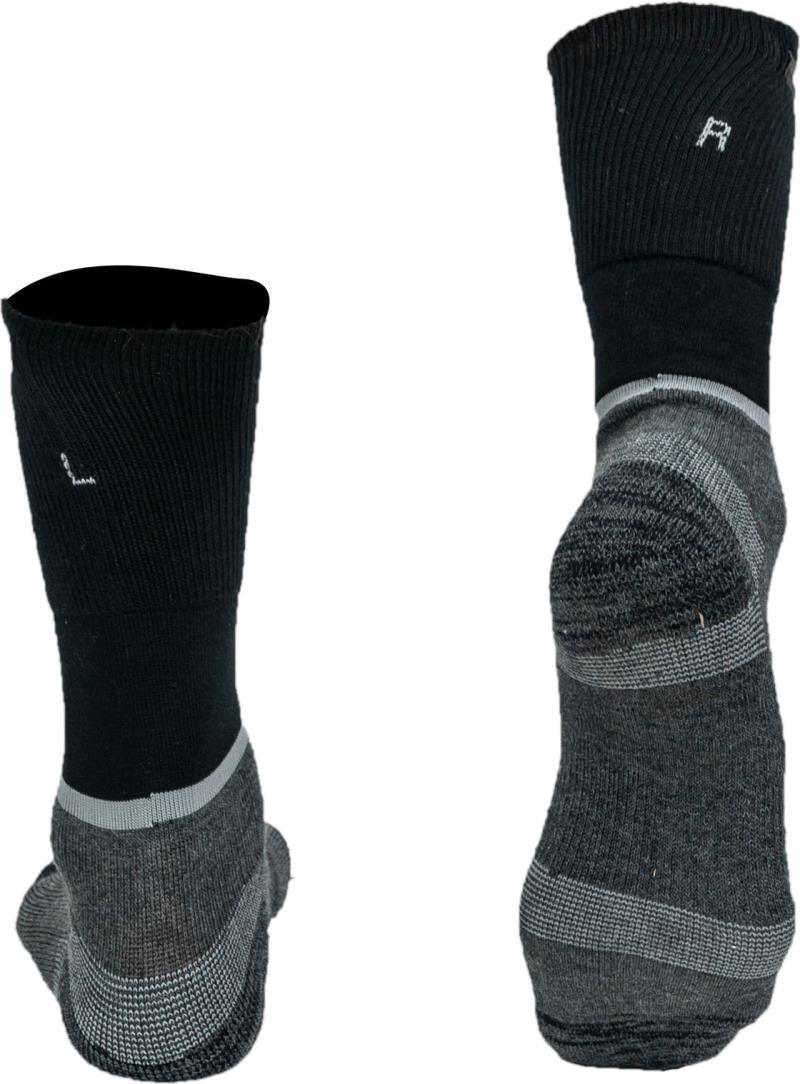 Merino Heated Socks - Dark Gray 5