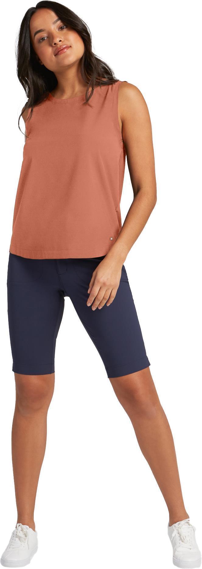 Etosha Sleeveless Top - Womens - Rosewood 2